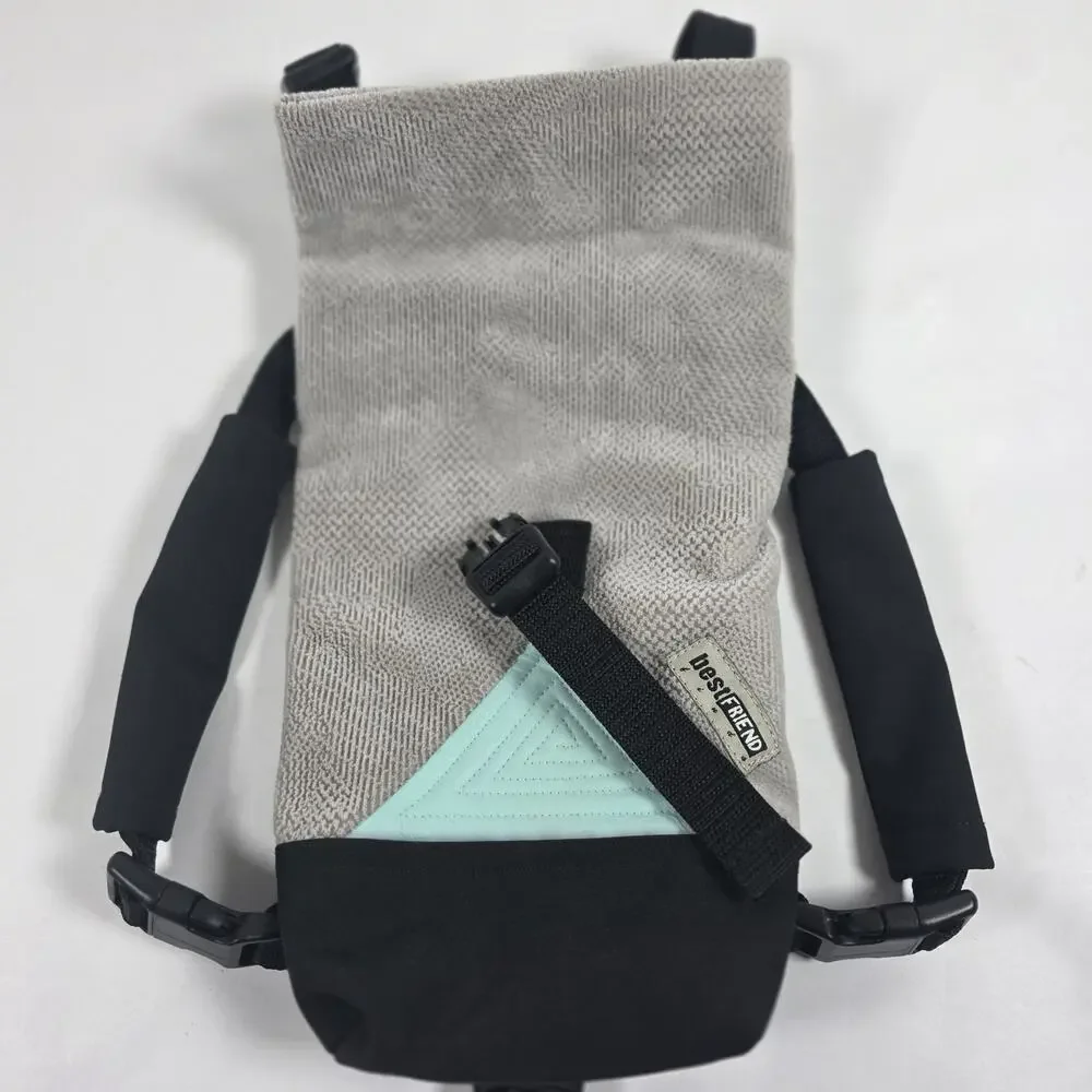 Best Friend Finds Small Dog Backpack Pack Gray Mint Black Dog Backpack Harness
